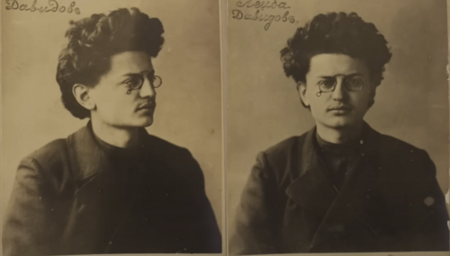 Leon Trotsky police mugshot, 1905