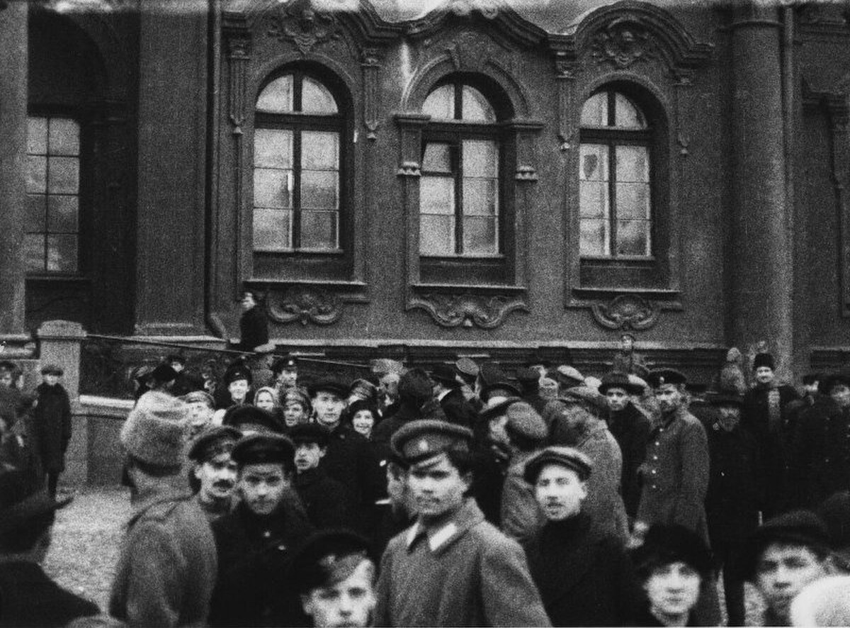 After the capture of the Winter Palace, October 1917